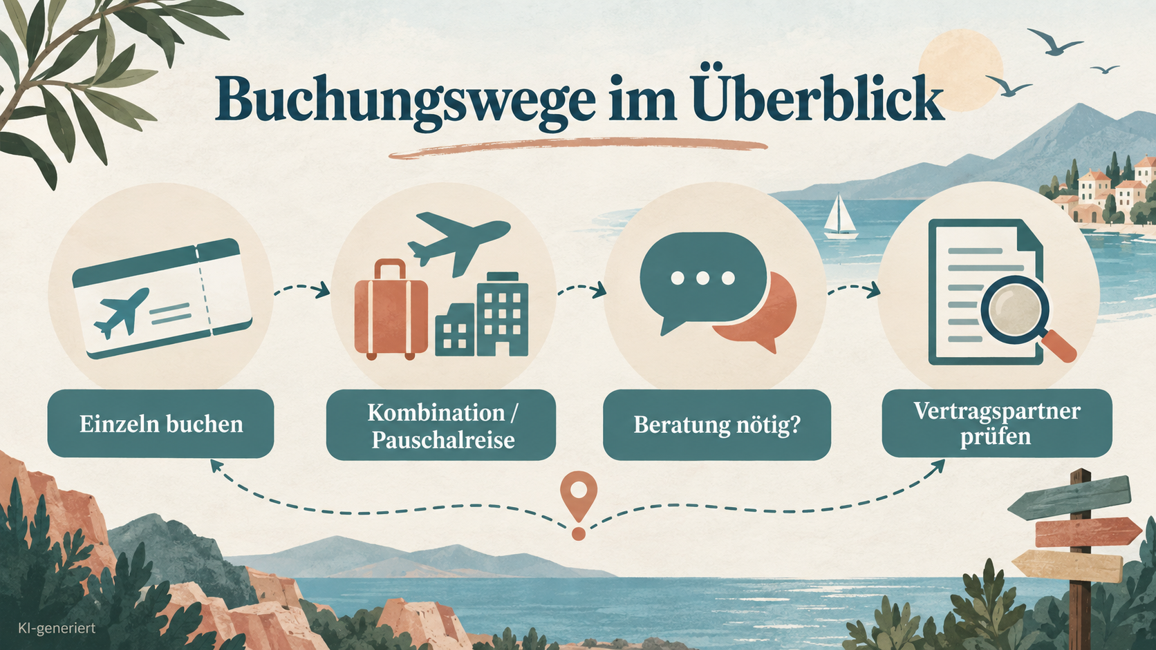 Vergleichsrahmen für mehrere Reiseanbieter